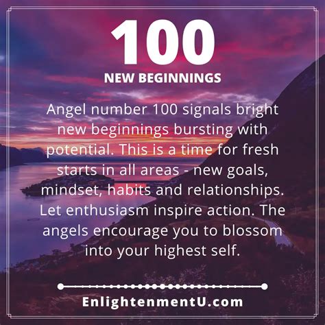 100 Angel Number: Meaning, Significance,。